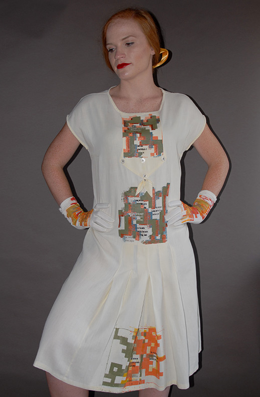 Sanzi Kermes, Textiles, 1920 Flapper Dress