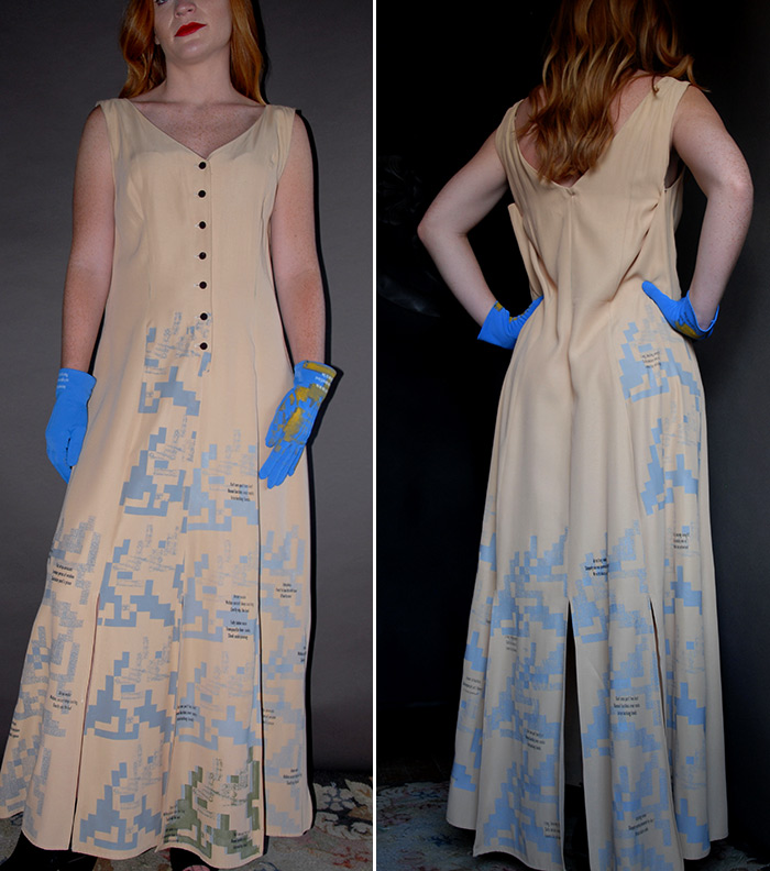 Sanzi Kermes, Textiles, Split Panel