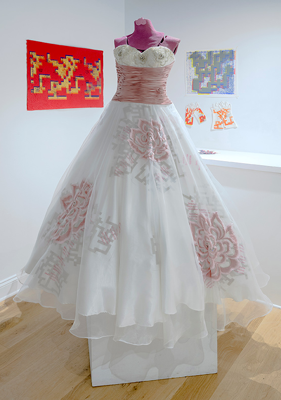 Sanzi Kermes,  Brides Revisited  installation, Cara