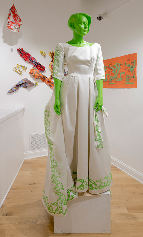 Sanzi Kermes,  Brides Revisited  installation, Lady Marchmain