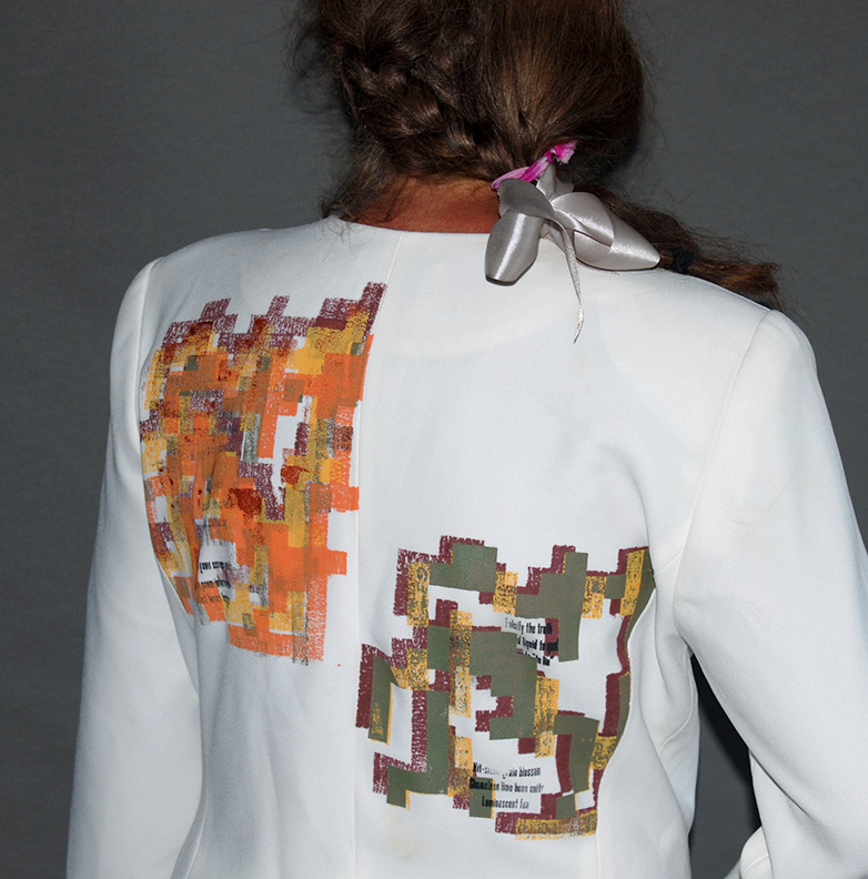 Sanzi Kermes, Textiles, Clara NY