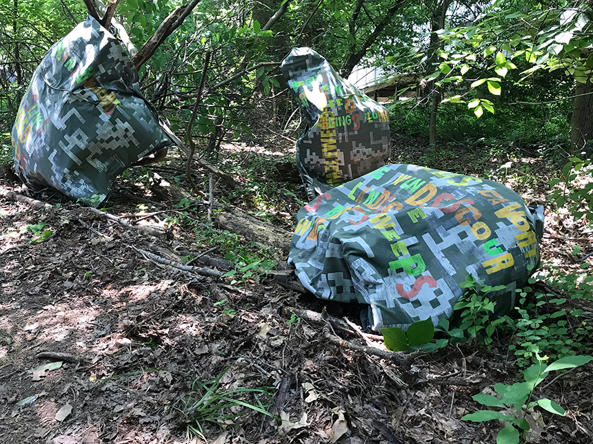 Sanzi Kermes,  Tumbleweed Installation 3