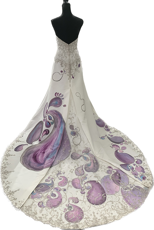 Sanzi Kermes,  Wedding Dress, Conferences of the Birds with Boteh-Jegheh and Simurgh