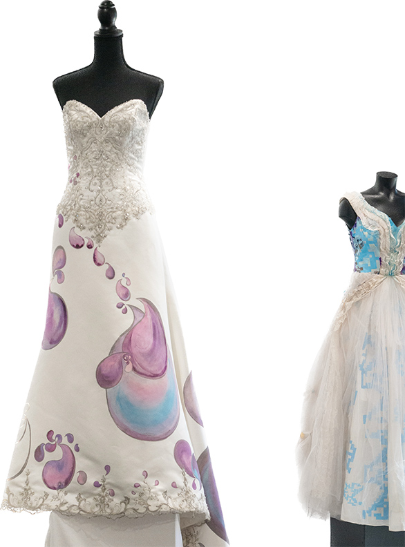 Sanzi Kermes,  Wedding Dress, Conferences of the Birds with Boteh-Jegheh and Simurgh And Something Blue